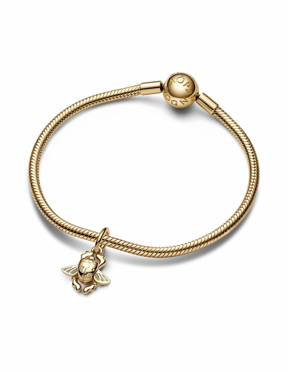 Colgante redonda Disney X Disney de plata zirconia cúbica