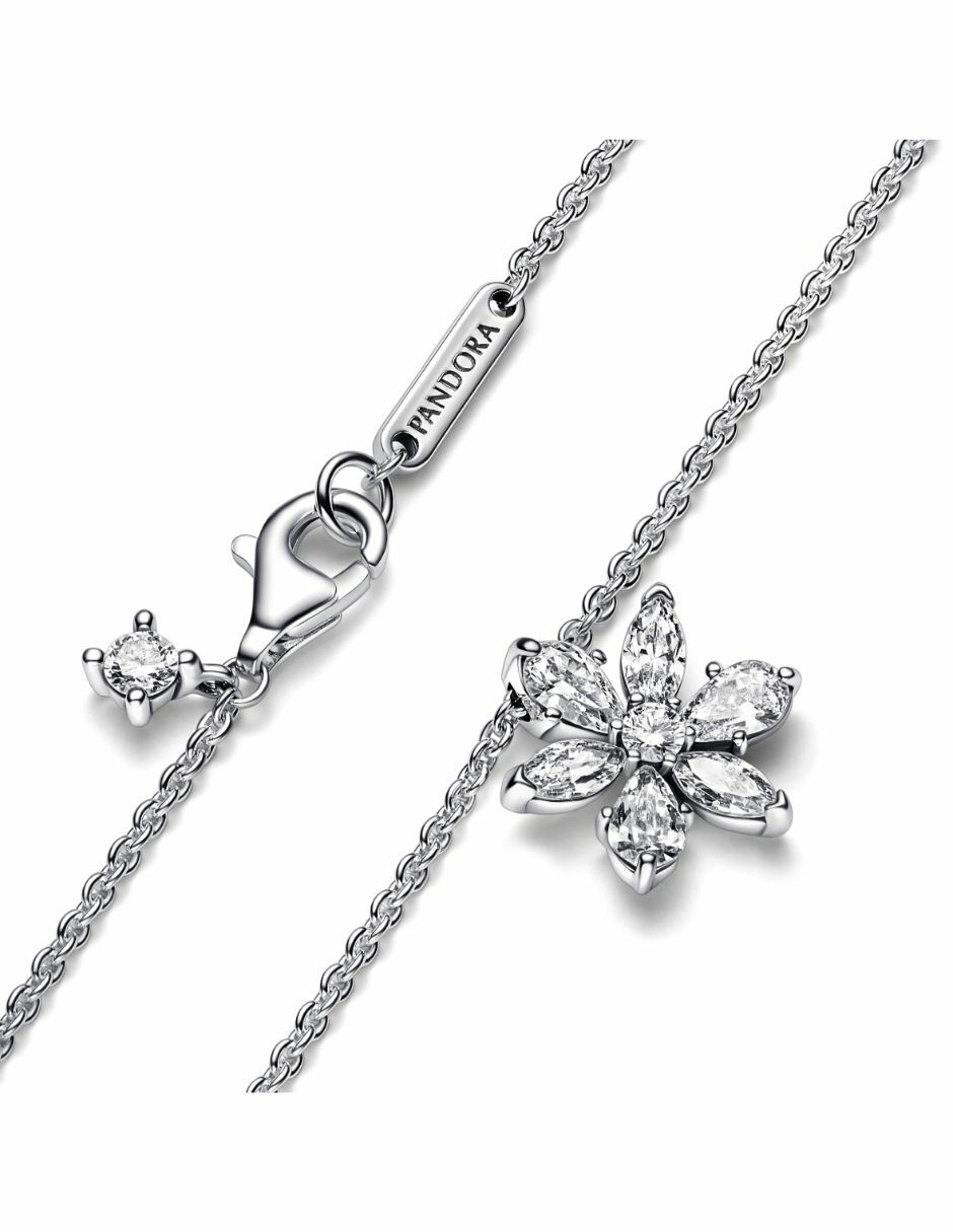 Collar flor de plata P 925 2