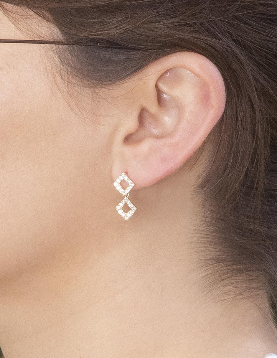 Aretes de plata P 925 con acabado brillante 2