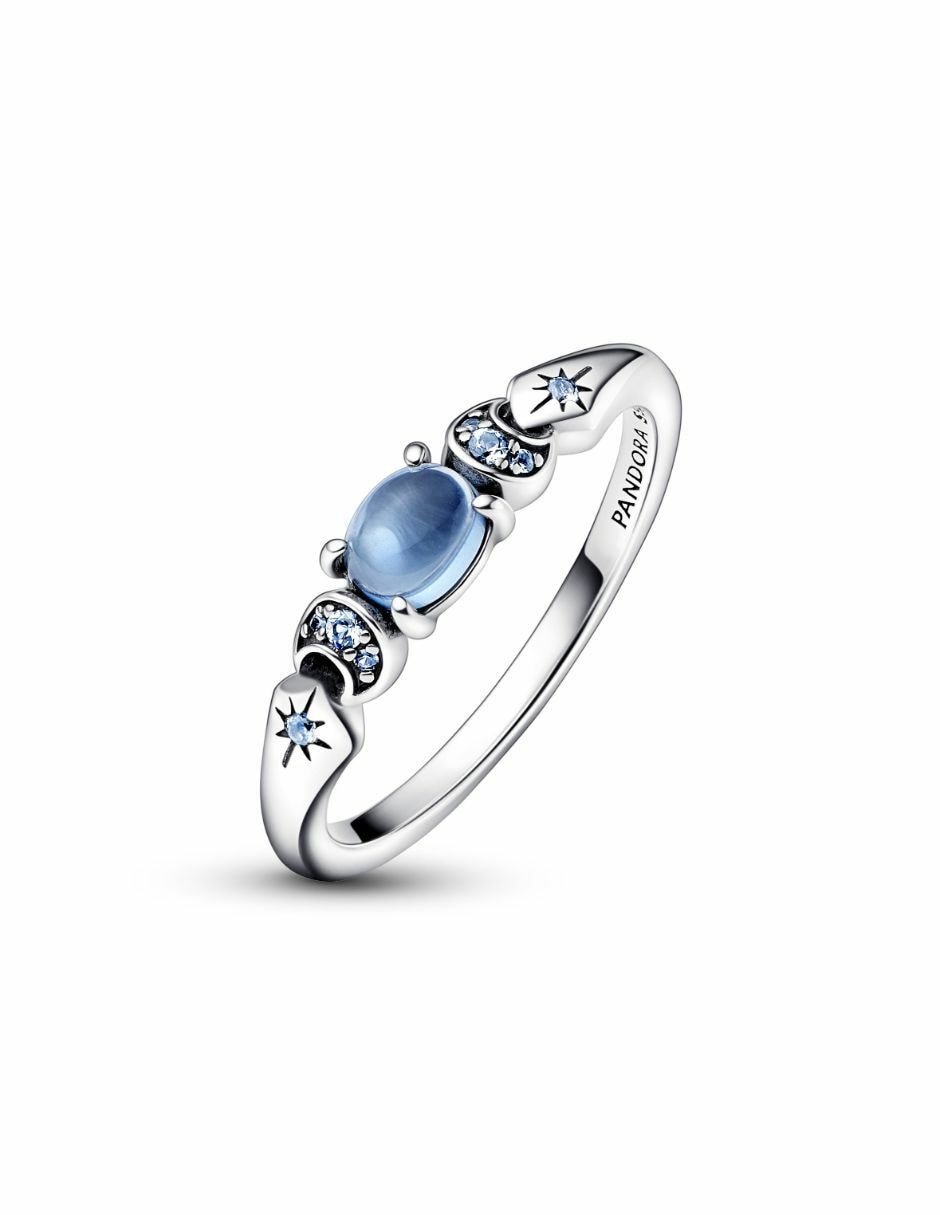 Anillo Disney X Jasmín de plata cristal brillante 3