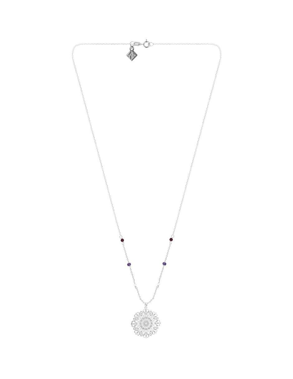 Collar Gerbera de plata P 925 1