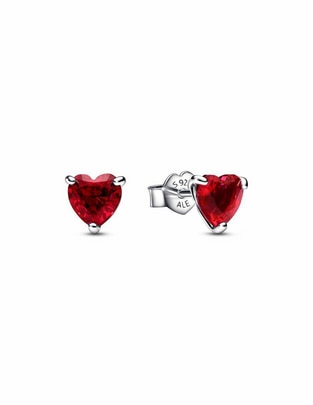 Aretes de aro Timeless de plata con acabado plateado cristal Aretes de aro Timeless de plata con acabado plateado cristal