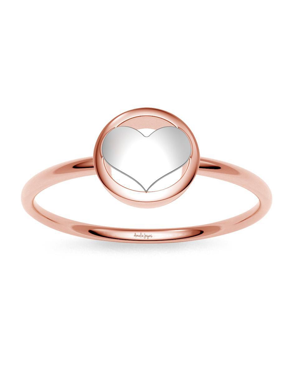 Anillo 14 k de oro zirconia brillante 3