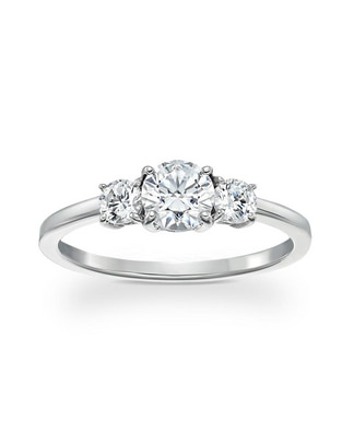 Anillo con gema Estacional P 925 de plata zirconia brillante