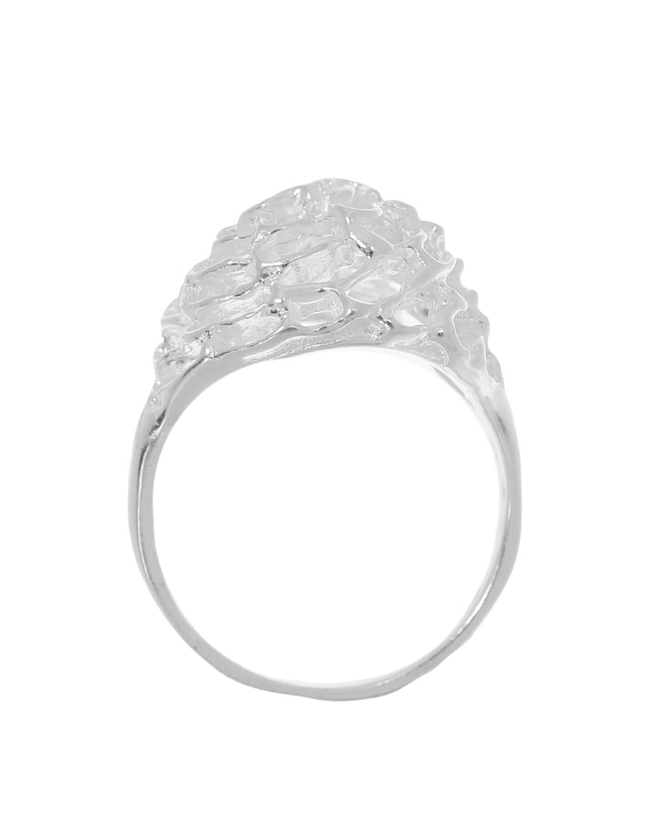 Anillo Empedrado P 925 de plata brillante