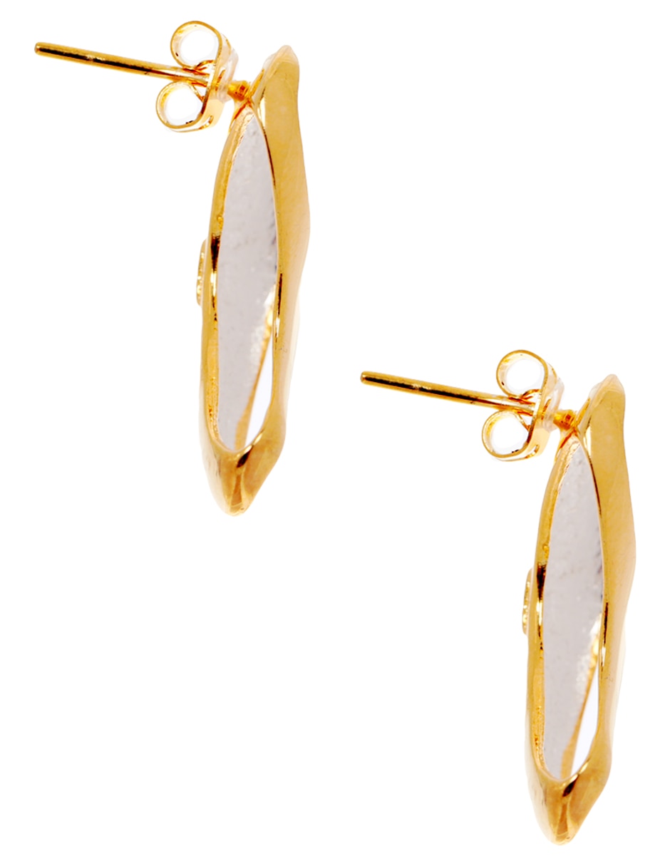 Aretes Fuego de plata 3