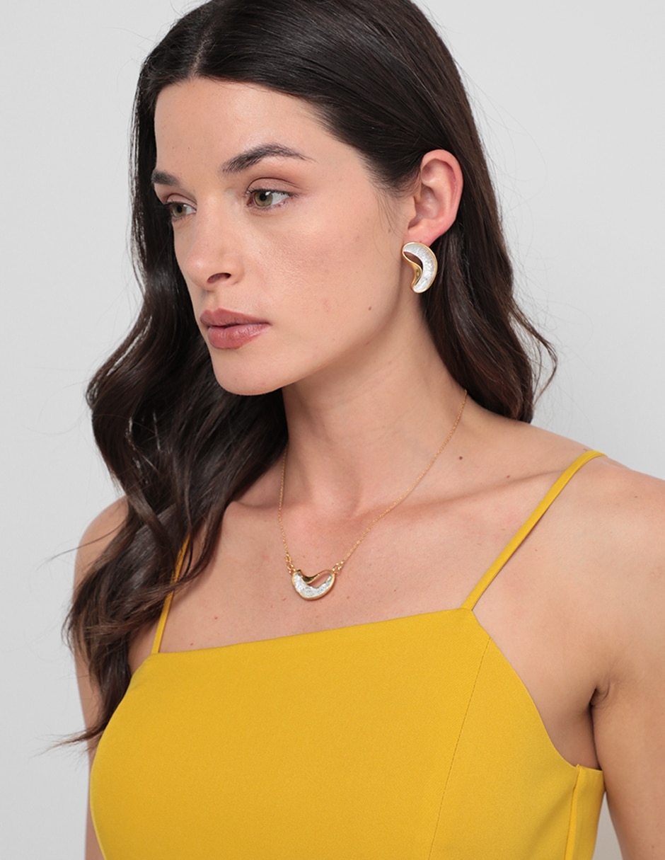 Aretes Fuego de plata 4