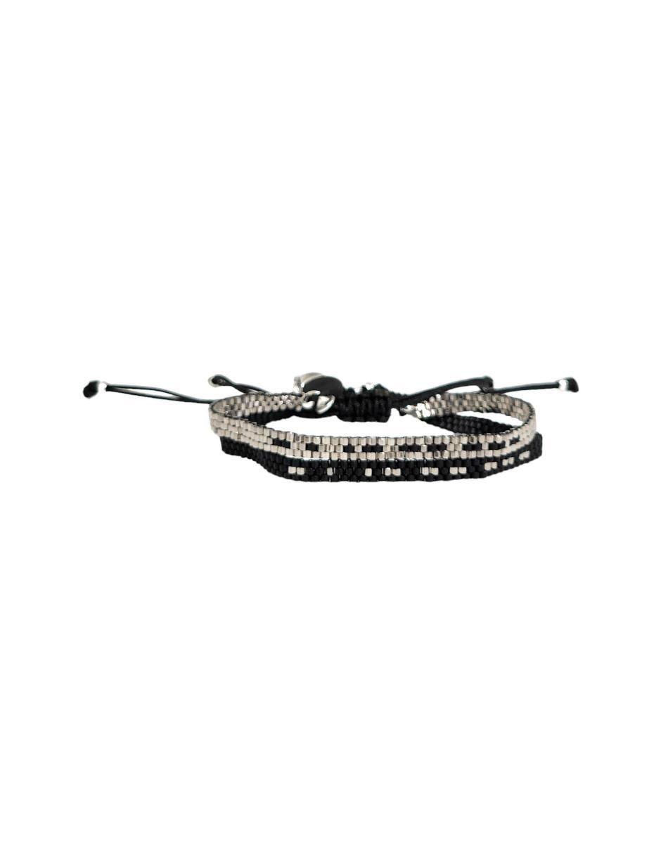 Pulsera con cristal acabado liso 1