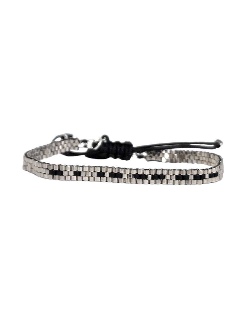 Pulsera con cristal acabado liso 3