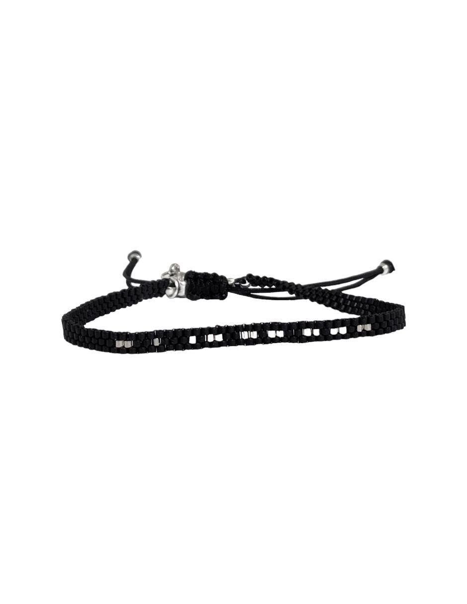 Pulsera con cristal acabado liso 4