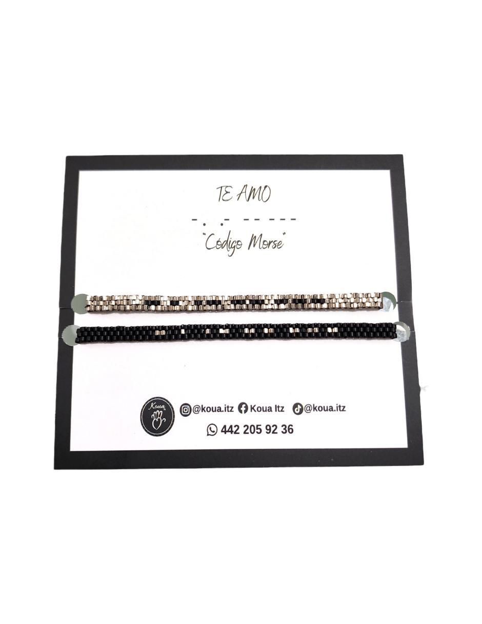 Pulsera con cristal acabado liso 6