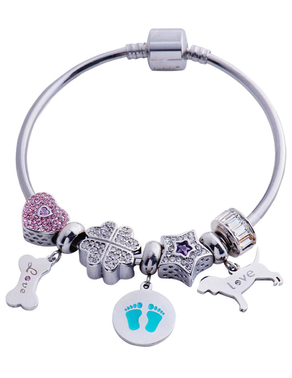 Charm de perro zirconia cúbica 4