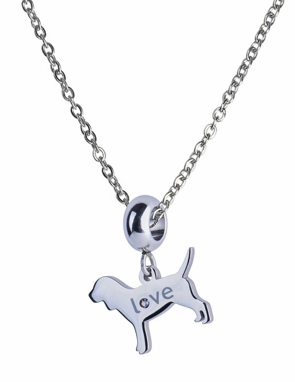 Charm de perro zirconia cúbica 3