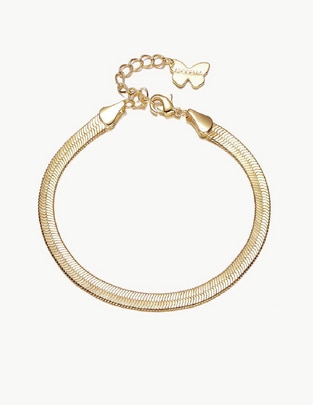 Brazalete Classic con acabado baño de oro 1