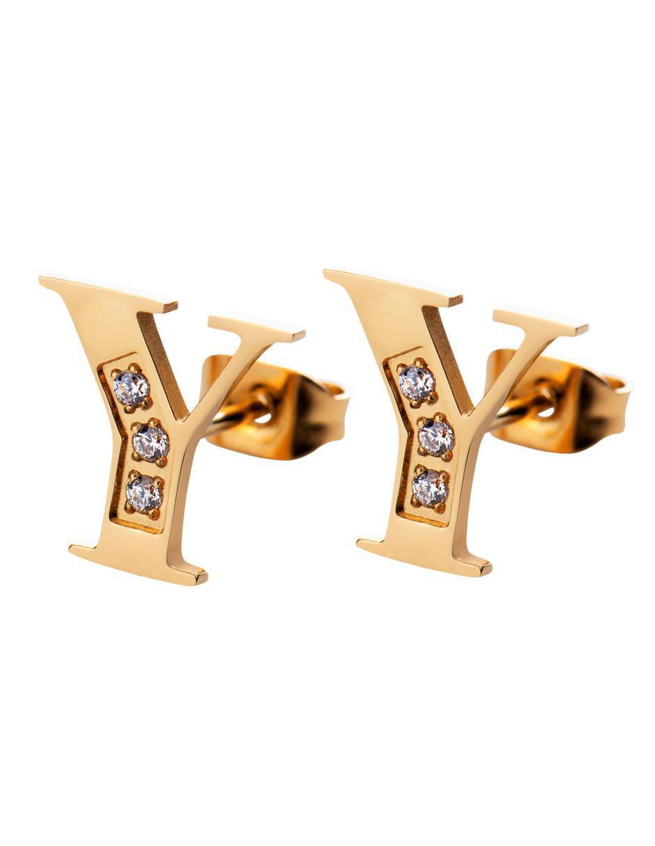 Broqueles de letra c 18 K con acabado brillante Broqueles de letra c 18 K con acabado brillante