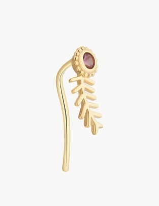 Aretes de plata turmalina