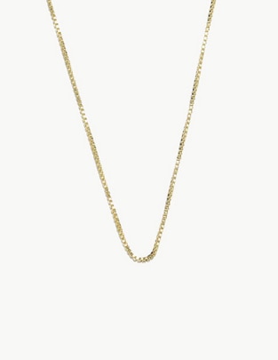 Collar con acabado baño de oro