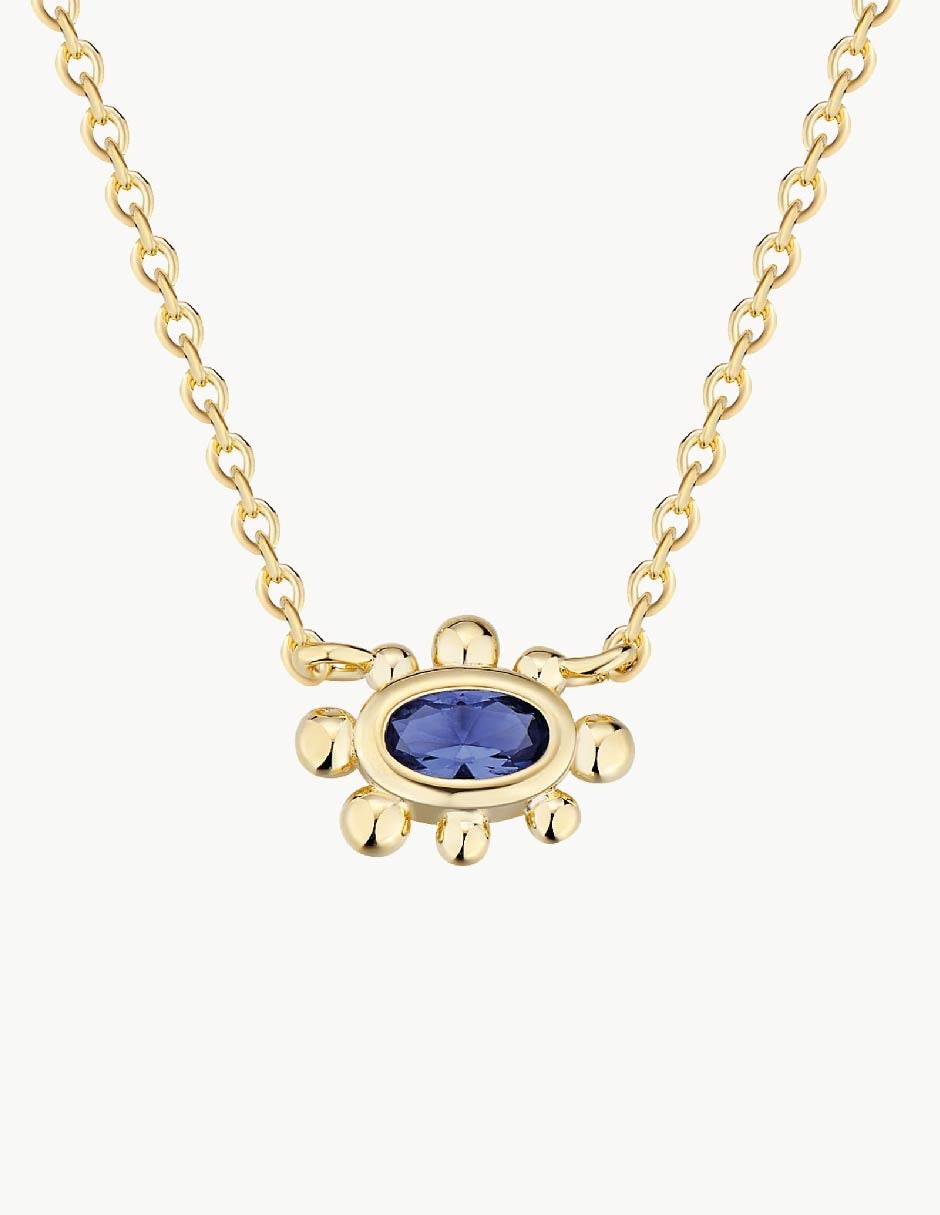 Collar Nefertiti de baño de oro 18 K