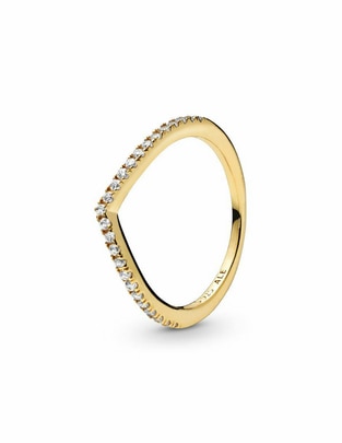 Anillo redondo Timeless P 925 de plata zirconia cúbica brillante