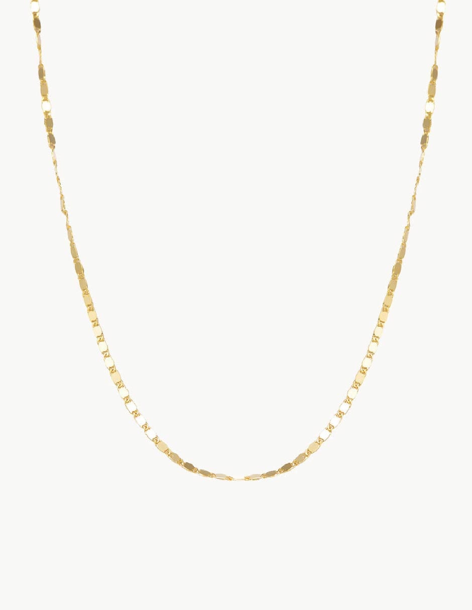 Collar de baño de oro 18 K Collar de baño de oro 18 K