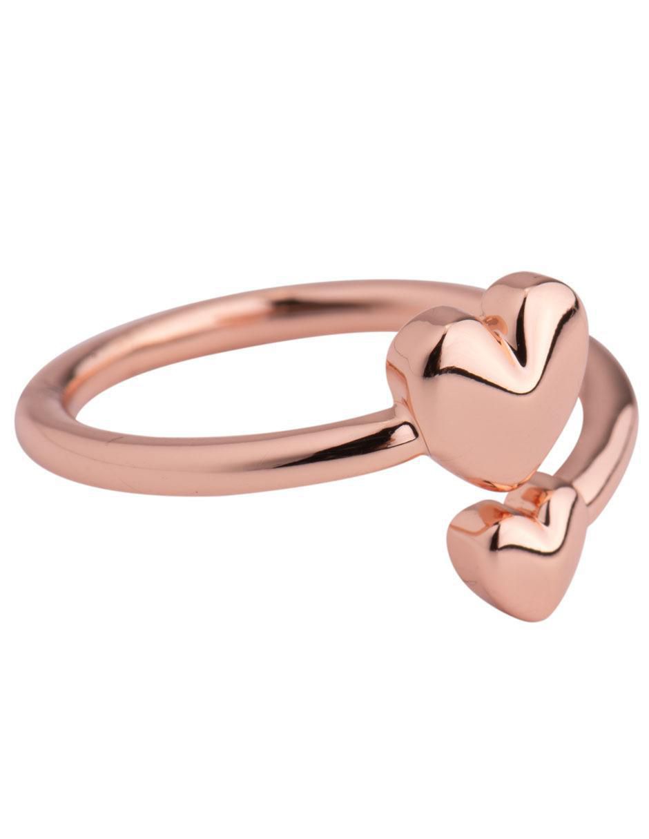 Anillo de corazón zirconia cúbica brillante 4