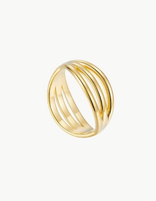 Anillo Suculenta 18 k baño de oro Anillo Suculenta 18 k baño de oro