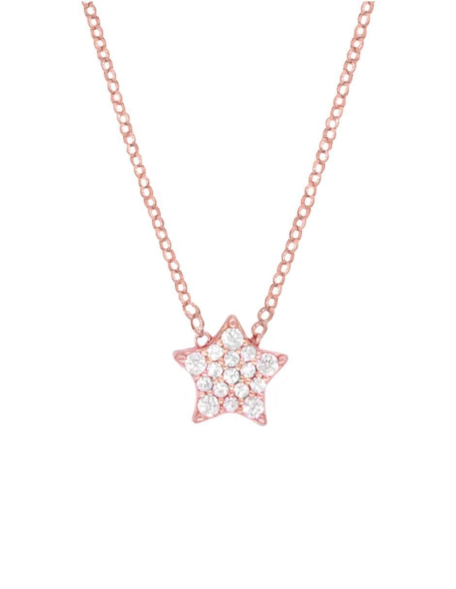 Collar de estrella Destellos de plata P 925