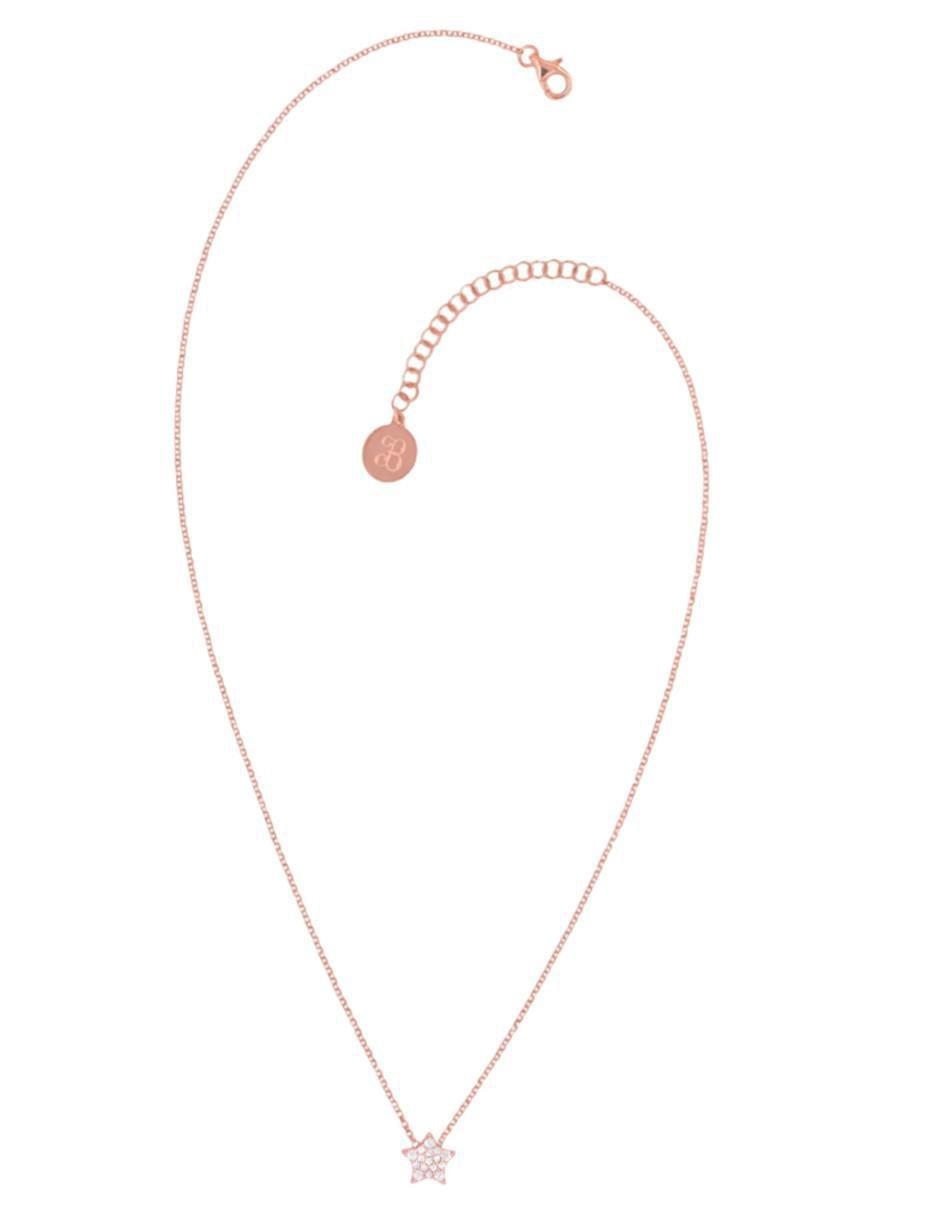Collar de estrella Destellos de plata P 925