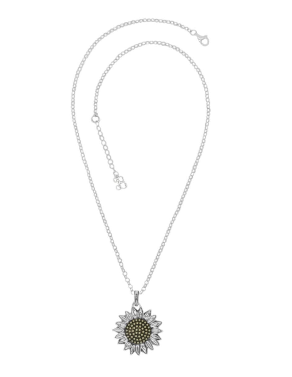 Collar de flor de plata P 925