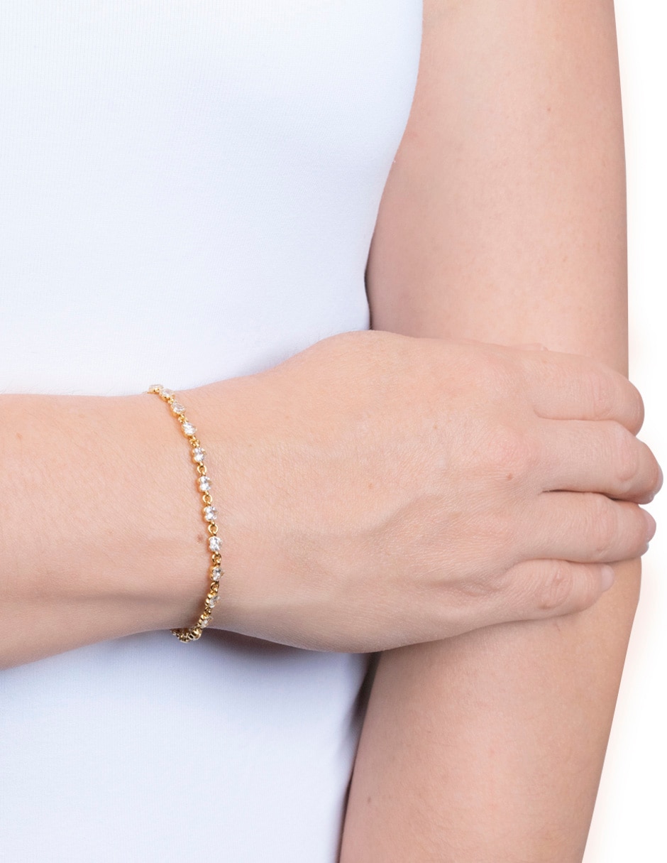 Pulsera con zirconia Estacional acabado brillante 3