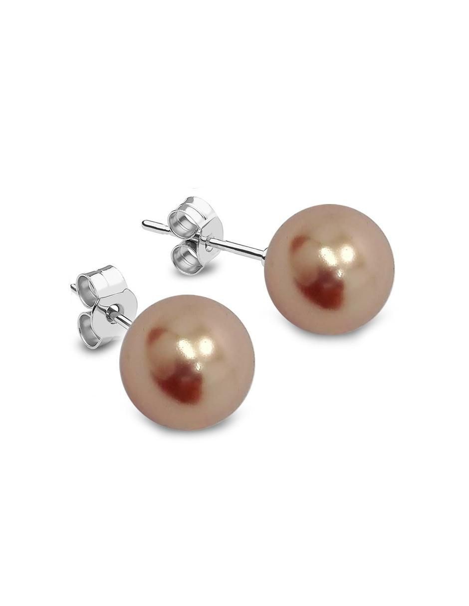 Aretes, collar y pulsera redonda Pearls de plata p 925 cristal 5
