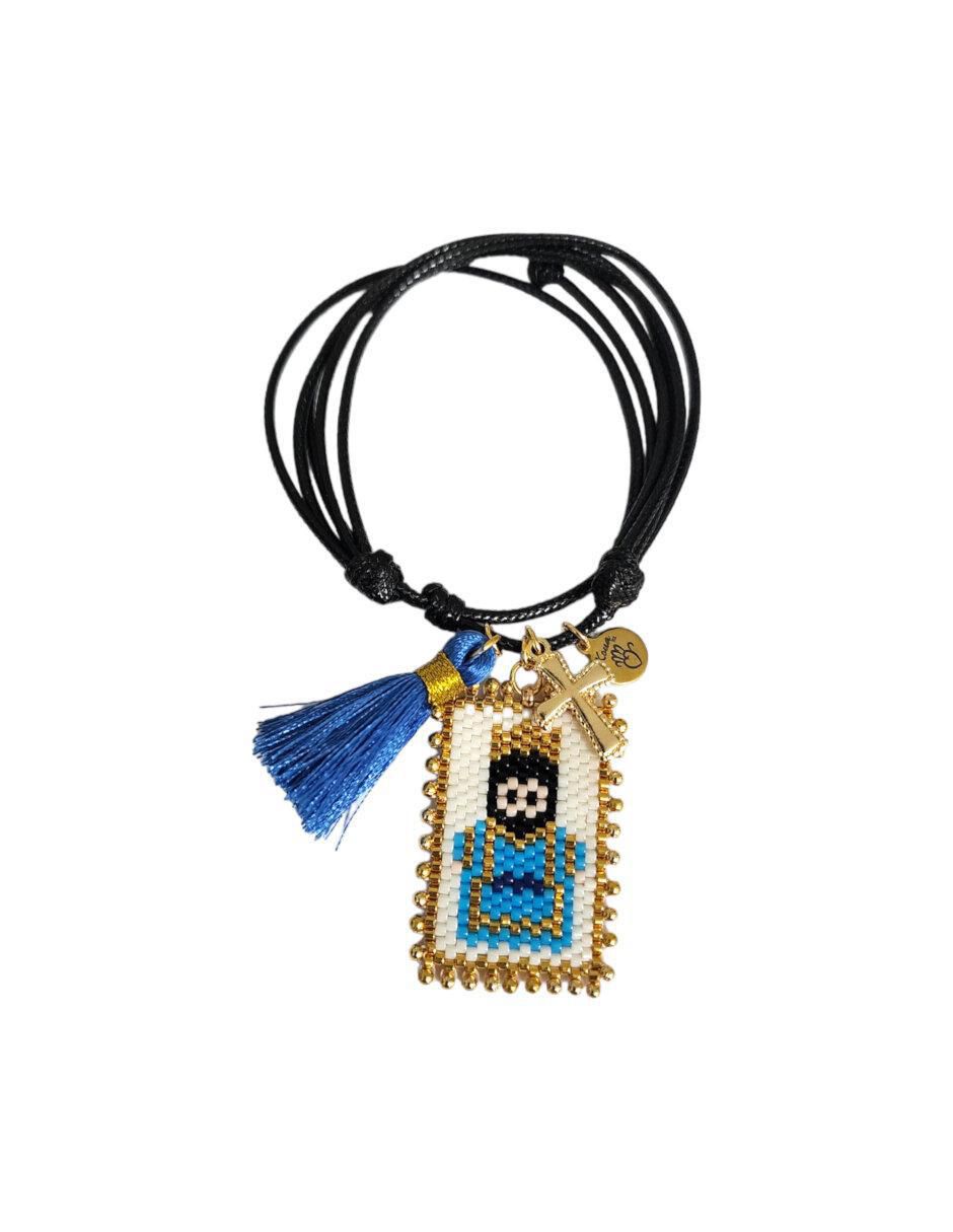 Pulsera con cristal acabado liso Pulsera con cristal acabado liso