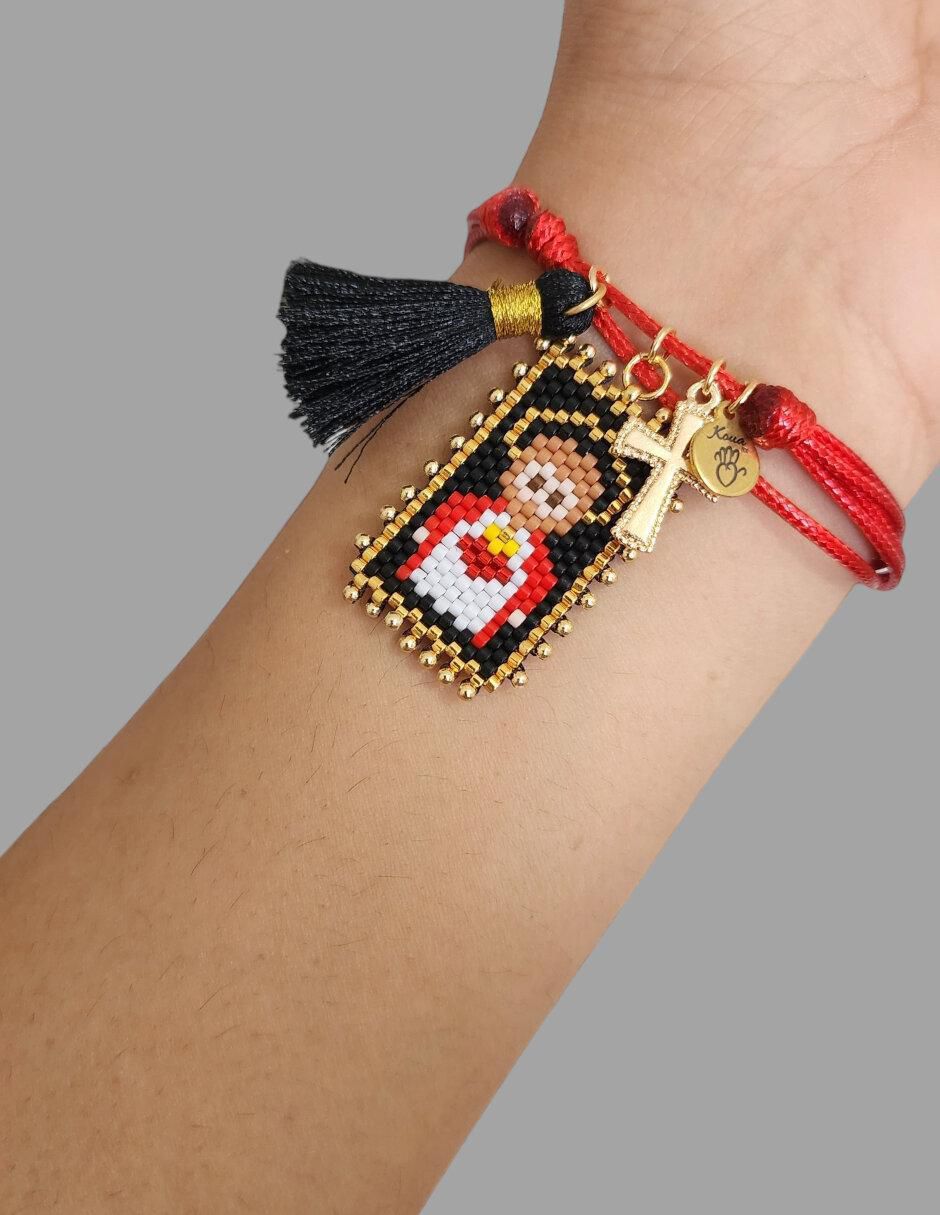 Pulsera con cristal acabado cristal 2