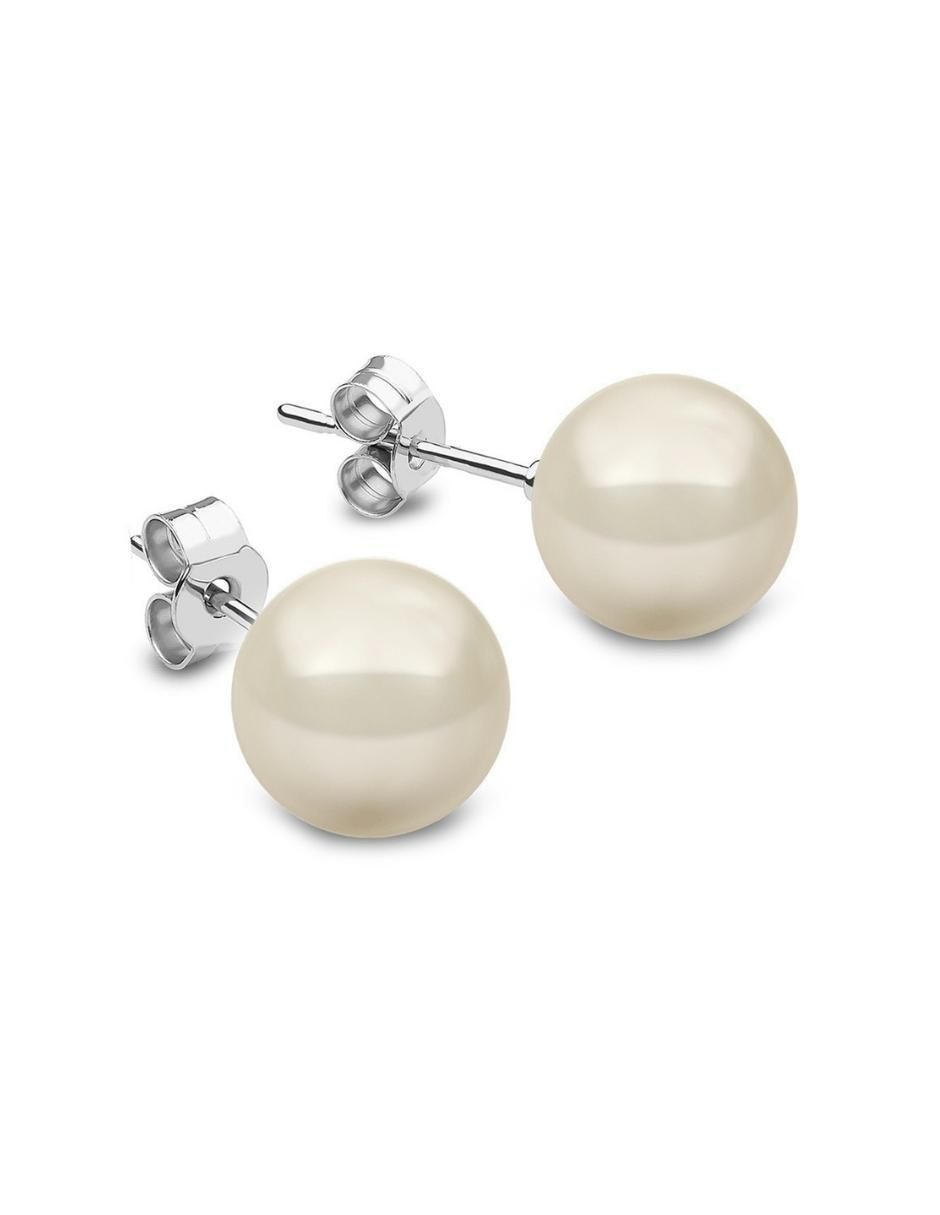 Aretes, collar y pulsera redonda Pearls de plata p 925 cristal 5
