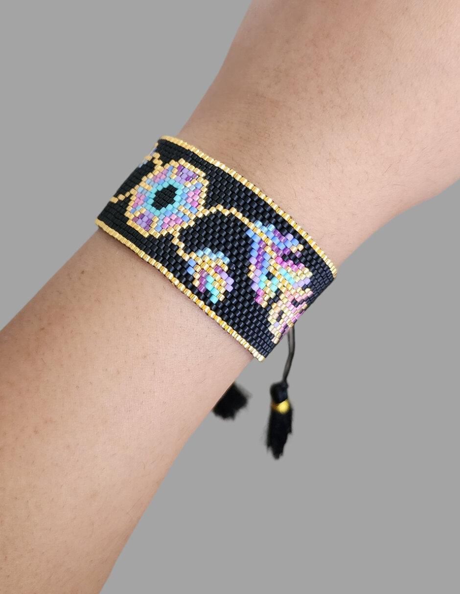 Brazalete con cristal acabado brillante 3