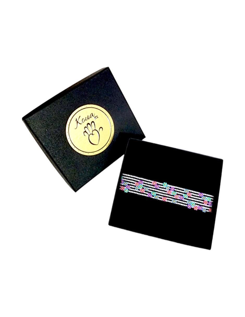 Brazalete con cristal acabado brillante