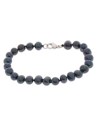Pulsera con perla acabado liso