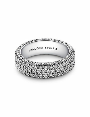 Anillo Timeless de plata zirconia cúbica brillante Anillo Timeless de plata zirconia cúbica brillante
