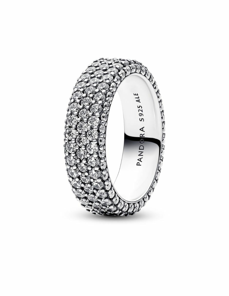 Anillo Timeless de plata zirconia cúbica brillante 2