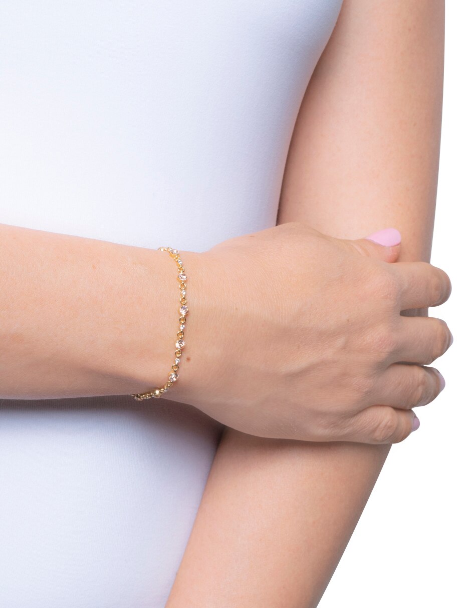 Pulsera con cristal Estacional acabado brillante 3