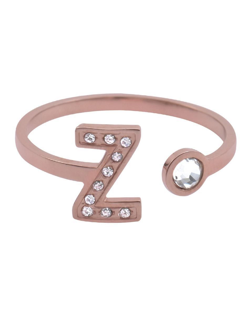 Anillo de letra x zirconia cúbica brillante Anillo de letra x zirconia cúbica brillante