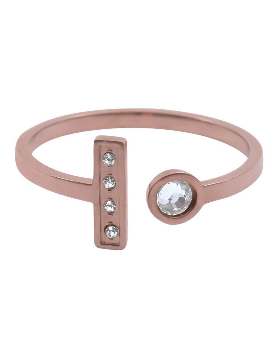Anillo de letra x zirconia cúbica brillante Anillo de letra x zirconia cúbica brillante