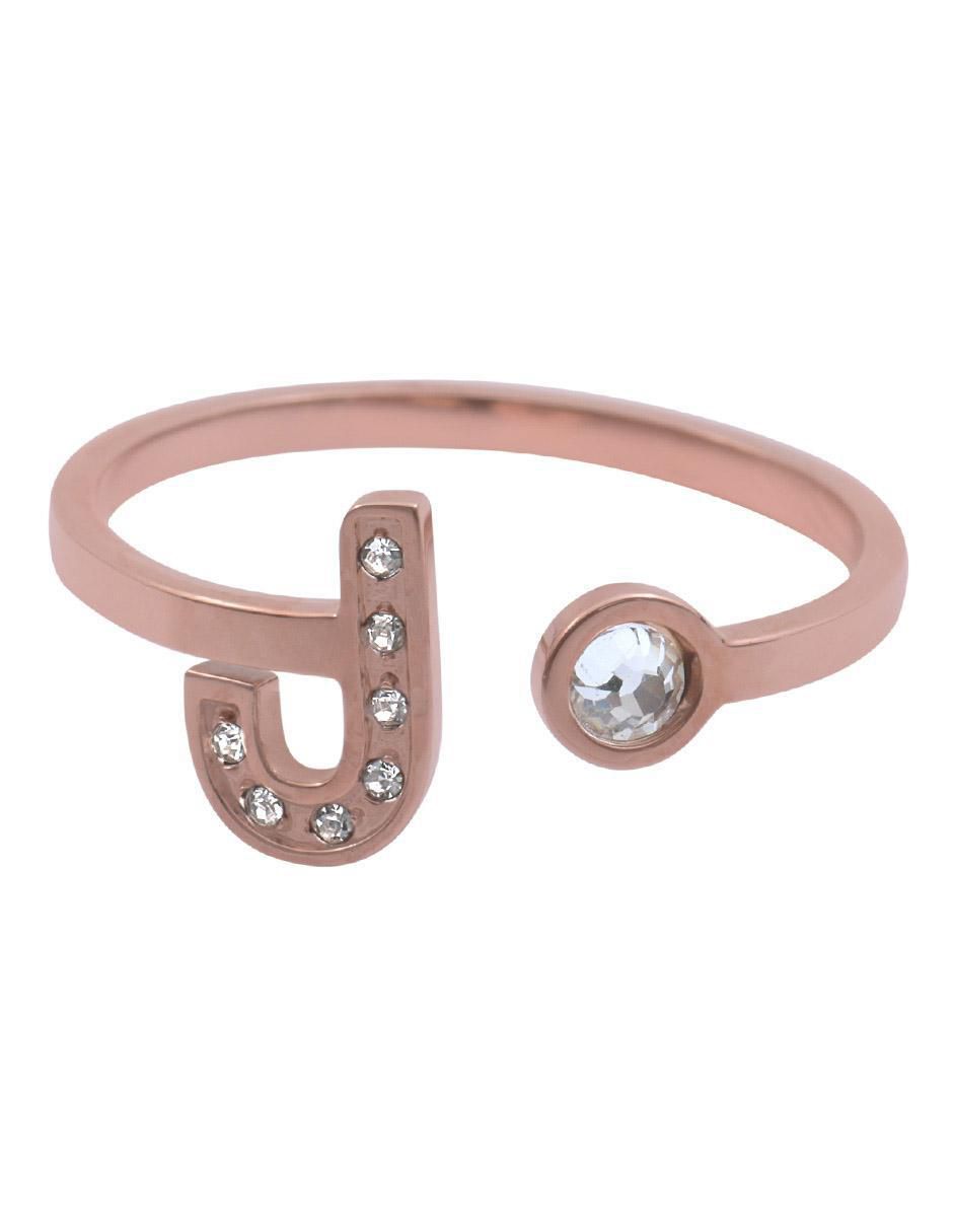 Anillo de letra x zirconia cúbica brillante Anillo de letra x zirconia cúbica brillante