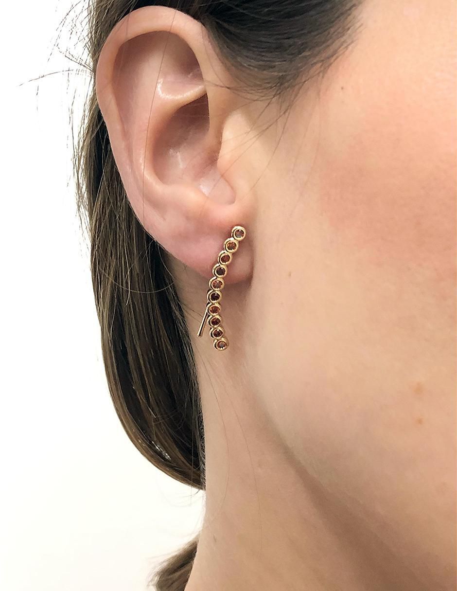 Aretes con acabado brillante 3