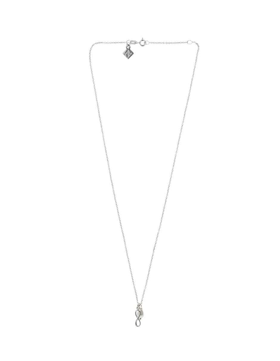 Collar de infinito de plata P 925