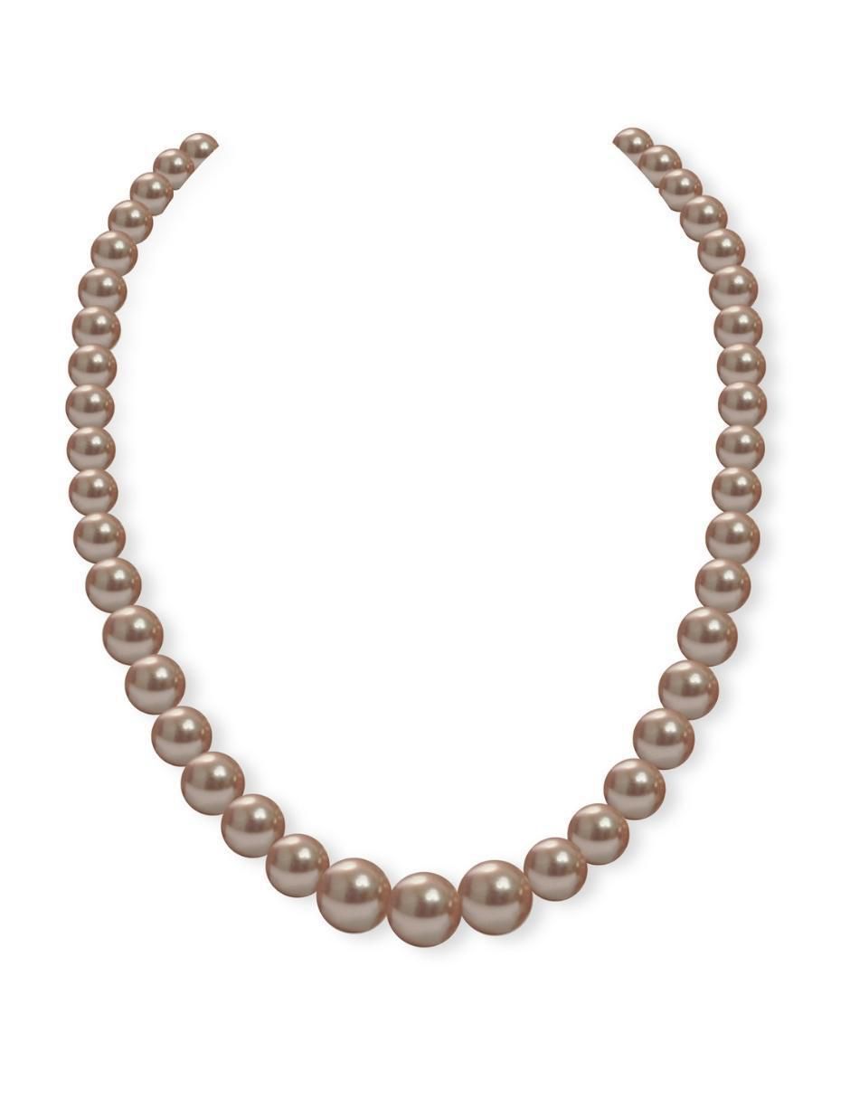 Aretes, collar y pulsera redonda Pearls de plata p 925 cristal 7