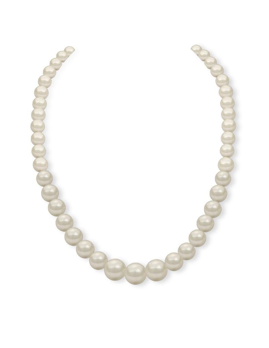 Aretes, collar y pulsera redonda Pearls de plata p 925 cristal 2