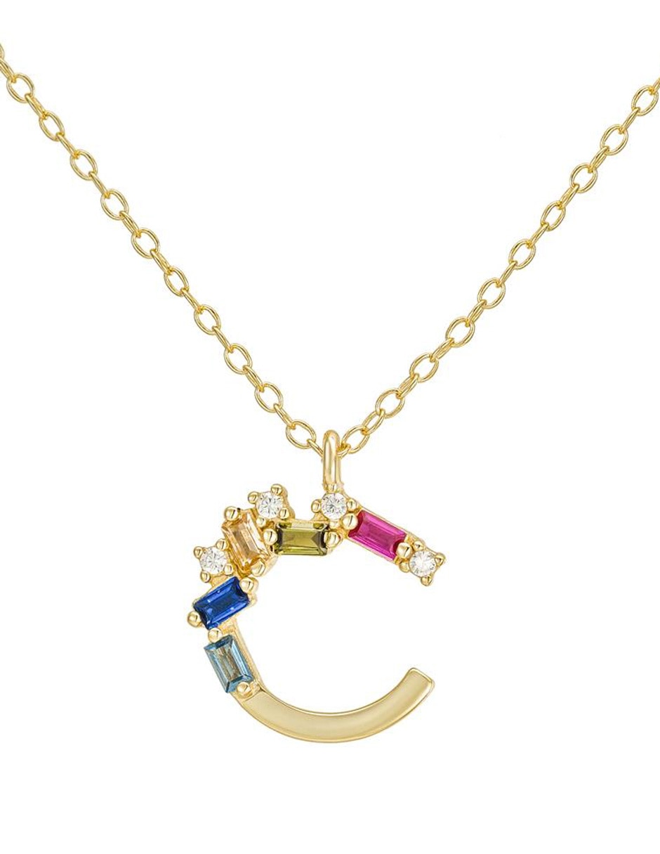 Collar Letter de plata P 925