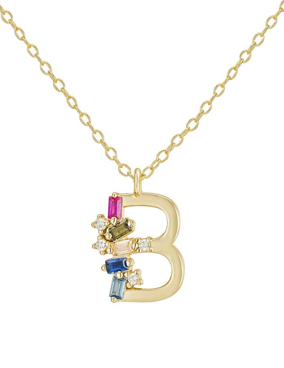 Collar Letter de plata P 925 Collar Letter de plata P 925
