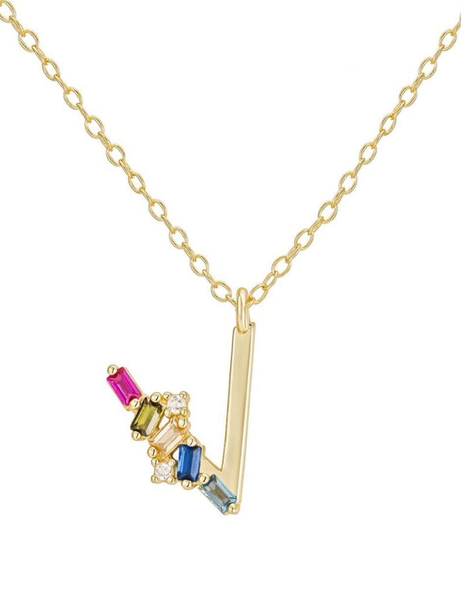 Collar Letter de plata P 925 Collar Letter de plata P 925